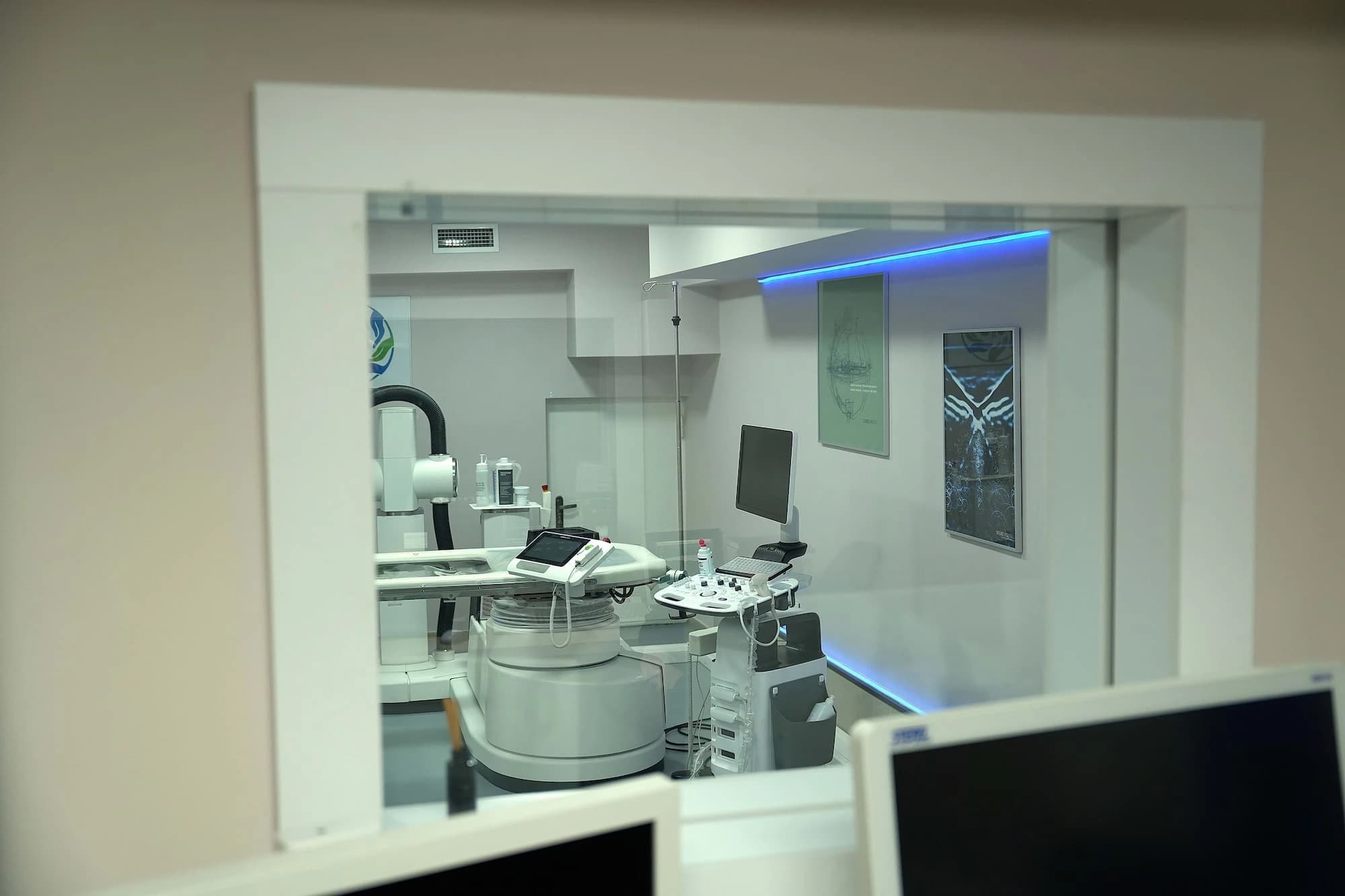 Kidney stone dissolution cabinet